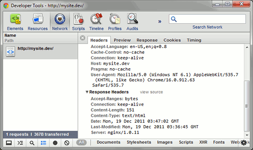 nginx response headers